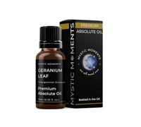 Mystic Moments | Geranium Leaf Absolute Oil 10ml (Pelargonium Graveolens) Pure & Natural Absolute Oil for Skincare, Perfumery & Aromatherapy