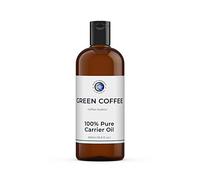 Mystic Moments | Green Coffee Cold Pressed Carrier Oil 1 Litre - Pure & Natural Oil Perfect For Hair, Face, Nails, Aromatherapy, Massage and Oil Dilution Vegan GMO Free