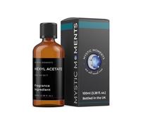 Mystic Moments | Hexyl Acetate | 100ml | Fruity Apple Green Aroma adds character for perfumery, candles, soaps and cosmetic blends.