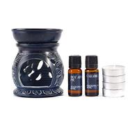 Mystic Moments Hot Apple Pie & Caramel Oil Burner Gift Set