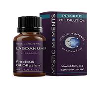 Mystic Moments | Labdanum PQ Absolute Precious Oil Dilution 10ml 3% Jojoba Blend Perfect for Massage, Skincare, Beauty and Aromatherapy