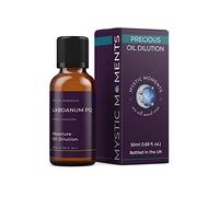 Mystic Moments | Labdanum PQ Absolute Oil Dilution 3% in Jojoba | Cistus Ladanifer | Resinous Amber Scent | Perfume Quality Blend | Skincare & Aromatherapy Oil | Pre-Diluted Massage Oil | 50ml