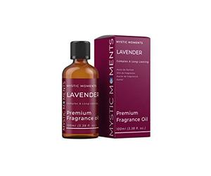 Mystic Moments | Lavender Fragrance Oil - 100ml - Perfect for Soaps, Candles, Bath Bombs, Oil Burners, Diffusers and Skin & Hair Care Items