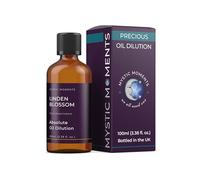 Mystic Moments | Linden Blossom Absolute Precious Oil Dilution 100ml 3% Jojoba Blend Perfect for Massage, Skincare, Beauty and Aromatherapy