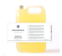 Mystic Moments | Macadamia Carrier Oil Organic 5 Litre | Cold Pressed from Macadamia Integrifolia | Antioxidants & Fatty Acids | Skin & Hair | Hand & Nail Care | 100% Pure & Natural | Vegan GMO Free