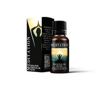 Mystix London | Meditation Pure & Natural Essential Oil Blend 10ml - for Diffusers, Aromatherapy & Massage Blends | Perfect as a Gift | Vegan, GMO Free