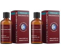 Mystic Moments | Nutcracker Fragrance Oil - 100ml - Perfect for Soaps, Candles, Bath Bombs, Oil Burners, Diffusers and Skin & Hair Care Items (Pack of 2)