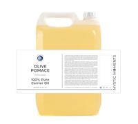Mystic Moments | Olive Pomace Carrier Oil 5 Litres - Pure & Natural Oil Perfect For Hair, Face, Nails, Aromatherapy, Massage and Oil Dilution Vegan GMO Free