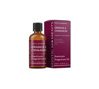 Mystic Moments | Orange & Cinnamon Fragrance Oil 100ml (Packaging May Vary) - Perfect for Soaps, Candles, Bath Bombs, Oil Burners, Diffusers and Skin & Hair Care Items