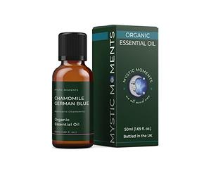 Mystic Moments | Organic Chamomile German Blue Essential Oil | 50ml