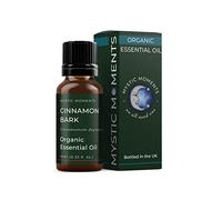 Mystic Moments | Organic Cinnamon Bark Essential Oil 10ml - Pure & Natural Oil for Diffusers, Aromatherapy & Massage Blends Vegan GMO Free