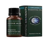 Mystic Moments | Organic Clove Bud Essential Oil 10ml - Pure & Natural Oil for Diffusers, Aromatherapy & Massage Blends Vegan GMO Free