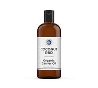 Mystic Moments | Organic Coconut RBD Carrier Oil | 500ml | Refined, bleached and deodorised coconut oil offers neutral slip for skin, hair and cosmetic formulas.
