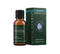 Mystic Moments | Organic Eucalyptus Blue Mallee Essential Oil 50ml - Pure & Natural Oil for Diffusers, Aromatherapy & Massage Blends Vegan GMO Free