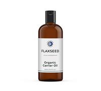 Mystic Moments | Flaxseed Carrier Oil Organic 1 Litre | Cold Pressed from Linum Usitatissimum Seeds | Rich in Omega-3 & Lignans | Skin & Hair | Anti-Inflammatory | 100% Pure & Natural Vegan GMO Free