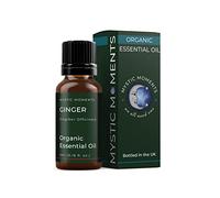 Mystic Moments | Organic Ginger Essential Oil 5ml - Pure & Natural Oil for Diffusers, Aromatherapy & Massage Blends Vegan GMO Free
