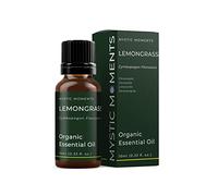 Mystic Moments | Organic Lemongrass Essential Oil 10ml - Pure & Natural Oil for Diffusers, Aromatherapy & Massage Blends Vegan GMO Free