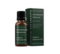 Mystic Moments | Organic Peppermint Arvensis Essential Oil 10ml - Pure & Natural Oil for Diffusers, Aromatherapy & Massage Blends Vegan GMO Free