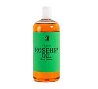 Mystic Moments | Organic Rosehip Carrier Oil 1 Litre - Pure & Natural Oil Perfect For Hair, Face, Nails, Aromatherapy, Massage and Oil Dilution Vegan GMO Free