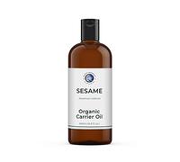 Mystic Moments | Organic Sesame Carrier Oil 1 Litre - Pure & Natural Oil Perfect For Hair, Face, Nails, Aromatherapy, Massage and Oil Dilution Vegan GMO Free
