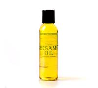 Mystic Moments | Organic Sesame Carrier Oil 125ml - Pure & Natural Oil Perfect for Hair, Face, Nails, Aromatherapy, Massage and Oil Dilution Vegan GMO Free