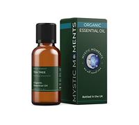 Mystic Moments | Organic Tea Tree Essential Oil 30ml - Pure & Natural Oil for Diffusers, Aromatherapy & Massage Blends Vegan GMO Free