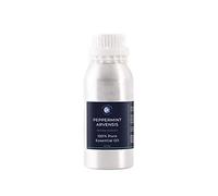 Mystic Moments | Peppermint Arvensis Essential Oil (Mentha arvensis) 500g | Strong Fresh Mint Aroma for Energising Aromatherapy & Invigorating Diffuser Blends | Vegan & Natural