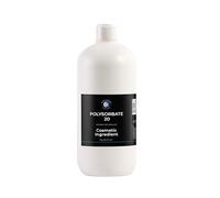 Mystic Moments | Polysorbate 20 Solubiliser | Cosmetic Grade Emulsifier & Fragrance Dispersant | Water Soluble | For Essential Oils and Toiletries | 1Kg