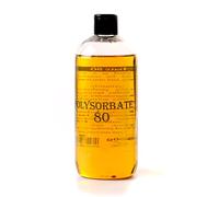 Mystic Moments | Polysorbate 80 | Cosmetic Grade Solubiliser for Creams and Ointments | Non-Ionic Emulsifier for Skincare and Pharmaceutical Use | 500g