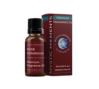 Mystic Moments | Rose Geranium Fragrance Oil - 10ml - Perfect for Soaps, Candles, Bath Bombs, Oil Burners, Diffusers and Skin & Hair Care Items