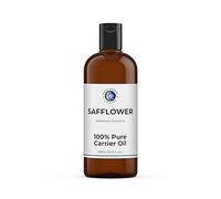 Mystic Moments | Safflower Carrier Oil 1 Litre - Pure & Natural Oil Perfect For Hair, Face, Nails, Aromatherapy, Massage and Oil Dilution Vegan GMO Free