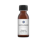 Mystic Moments | Organic Safflower Carrier Oil 125ml - Pure & Natural Oil Perfect For Hair, Face, Nails, Aromatherapy, Massage and Oil Dilution Vegan GMO Free