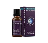 Mystic Moments | Sandalwood Essential Oil 3% Dilution in Jojoba 10 ml | Calming Massage & Skincare Oil | Vegan, GMO Free