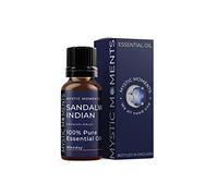 Mystic Moments | Sandalwood Indian Essential Oil 5ml - Pure & Natural Oil for Diffusers, Aromatherapy & Massage Blends Vegan GMO Free