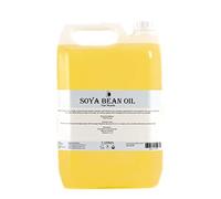 Mystic Moments | Soya Bean Carrier Oil 5 Litres - Pure & Natural Oil Perfect For Hair, Face, Nails, Aromatherapy, Massage and Oil Dilution Vegan GMO Free