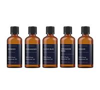 Mystic Moments | Spice Essential Oil Starter Pack | 5x100ml | Five essential oils: Aniseed, Cinnamon Bark, Clove Bud, Coriander and Ginger for diffusers, burners and DIY blends.