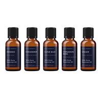 Mystic Moments | Spice Essential Oil Starter Pack | 5x50ml | Five essential oils: Aniseed, Cinnamon Bark, Clove Bud, Coriander and Ginger for diffusers, burners and DIY blends.