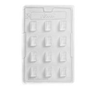 Mystic Moments | Striped Wedge Chocolate Mould 12 Cavity (Pack of 5)