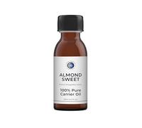 Mystic Moments | Sweet Almond Carrier Oil 125ml - Pure & Natural - Perfect For Hair, Face, Nails, Aromatherapy, Massage and Oil Dilution Vegan GMO Free