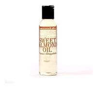 Mystic Moments | Sweet Almond Carrier Oil 125ml - Pure & Natural - Perfect For Hair, Face, Nails, Aromatherapy, Massage and Oil Dilution Vegan GMO Free