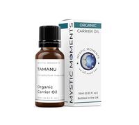 Mystic Moments | Tamanu Virgin Organic Carrier Oil 10ml | Cold Pressed Calophyllum Inophyllum Seed Oil | Skin & Hair Care | Rich Nutty Aroma | Virgin Unrefined | Egypt | Vegan GMO Free