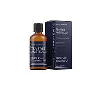 Mystic Moments | Tea Tree Australian Essential Oil 100ml (Melaleuca alternifolia) | Fresh Herbaceous Cleansing Aroma | Purifying & Refreshing Scent for Diffusers and Aromatherapy