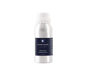 Mystic Moments | Thyme White Essential Oil 1Kg (Thymus vulgaris) | Fresh Herbaceous Spicy Aroma | Warming & Clarifying Scent for Diffusers and Aromatherapy