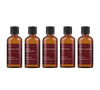 Mystic Moments | Valentines Romance Gift Starter Pack of 5 Fragrant Oils 5 x 100ml| Sweet Floral & Dessert-Inspired Aromas for Candles, Soaps & DIY Home Scents