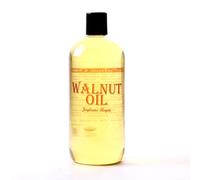Mystic Moments | Walnut Carrier Oil 1 Litre - Pure & Natural Oil Perfect For Hair, Face, Nails, Aromatherapy, Massage and Oil Dilution Vegan GMO Free
