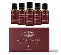 Mystic Moments | Wild Flowers Fragrance Oil Gift Starter Pack 5x10ml | Forget Me Not, Fuchsia, Lavender, Lilac, Ylang Ylang | Perfect as a Gift