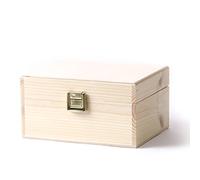 Mystic Moments Wooden Aromatherapy Gift Box - (Empty But Can Hold 12 x 10ml Glass Bottles)