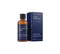 Mystic Moments | Ylang Ylang 3rd Essential Oil 100ml - Pure & Natural Oil for Diffusers, Aromatherapy & Massage Blends Vegan GMO Free