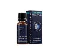 Mystic Moments | Yuzu Essential Oil | 10ml | Citrus junos gives a bright citrus, tart aroma for diffusers, oil blends and fragrance formulations.