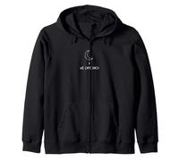 Mystic Moon Return WE CAME BACK Vintage Spacecraft Art Zip Hoodie